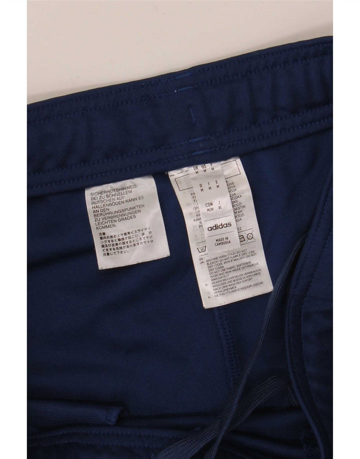 Pantaloni da tuta Adidas Aeroready da uomo medio poliestere blu navy