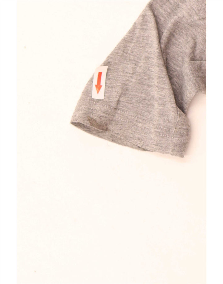 Tommy Hilfiger Top da uomo a maniche lunghe in cotone chiazzato grigio piccolo