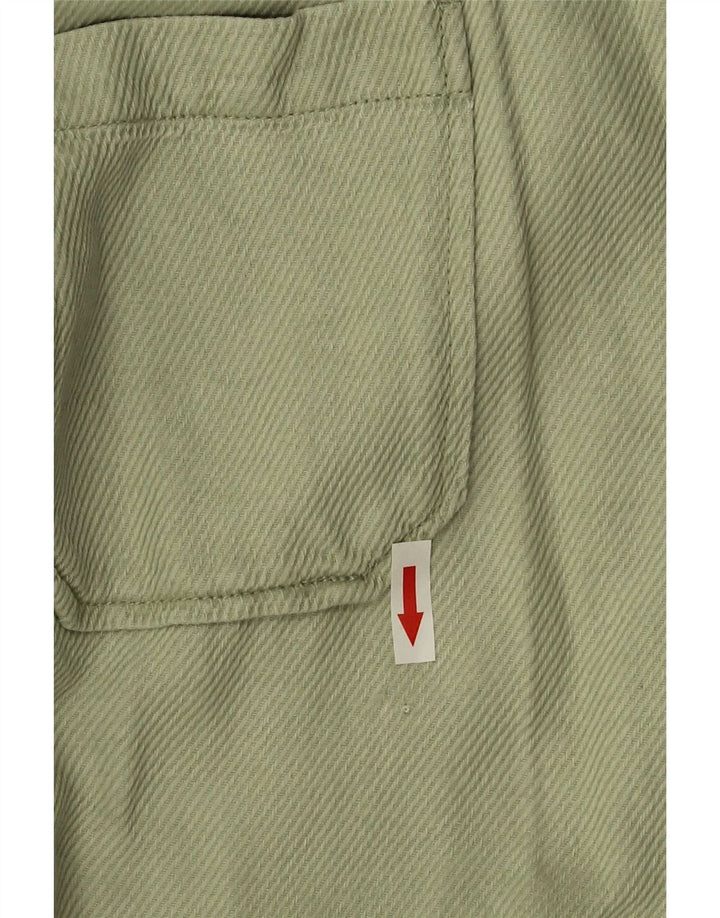 Giubbotto bomber oversize da donna Zara UK 10 piccolo cotone verde