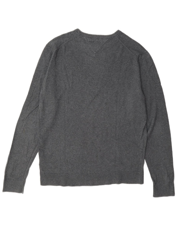 Tommy Hilfiger Uomo Maglione girocollo girocollo XL Cotone grigio