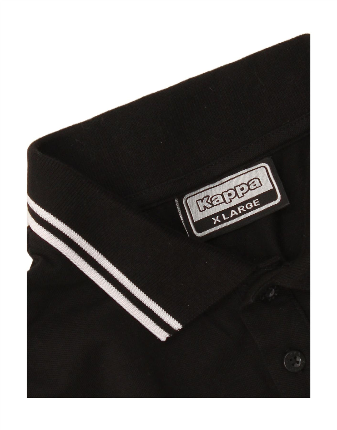 Polo Kappa da uomo XL nera