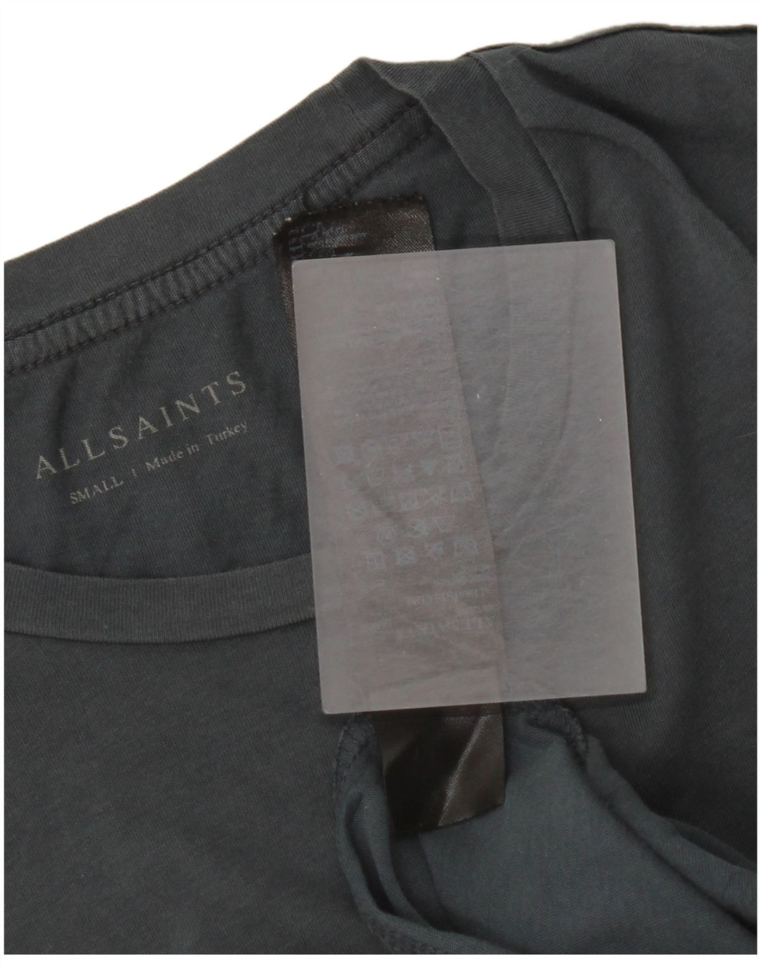 T-shirt da uomo All Saints Top piccola in cotone grigio