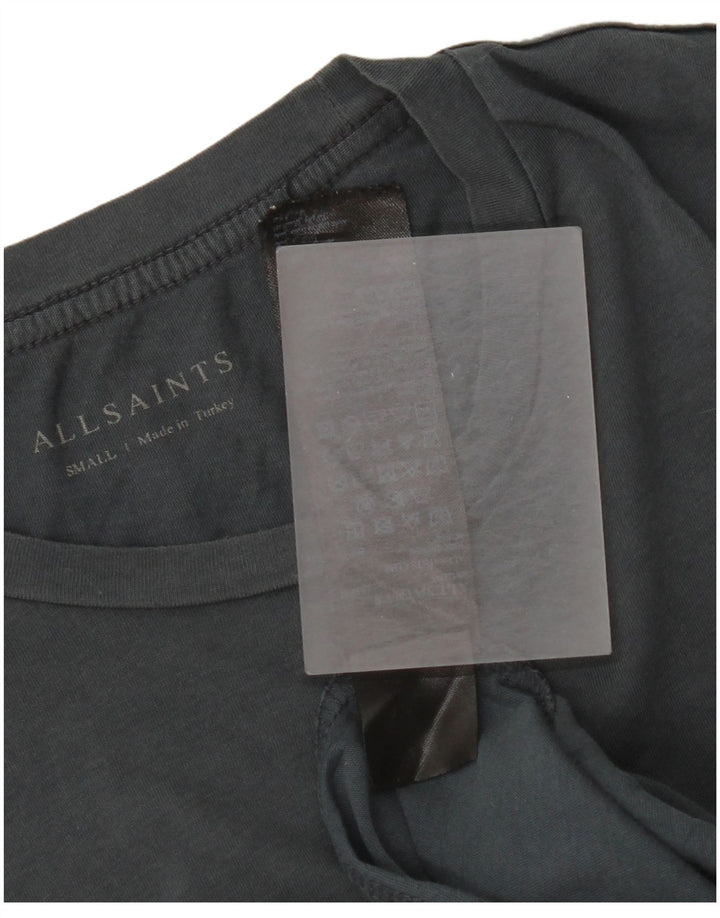 T-shirt da uomo All Saints Top piccola in cotone grigio