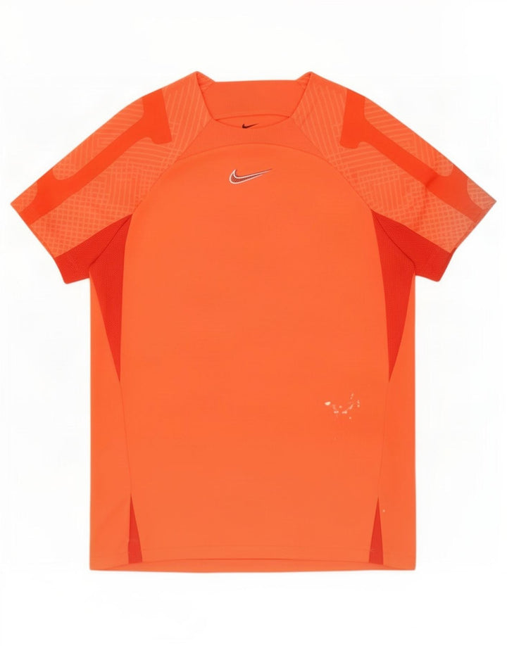 T-shirt grafica da uomo Nike Top arancione medio in poliestere color block
