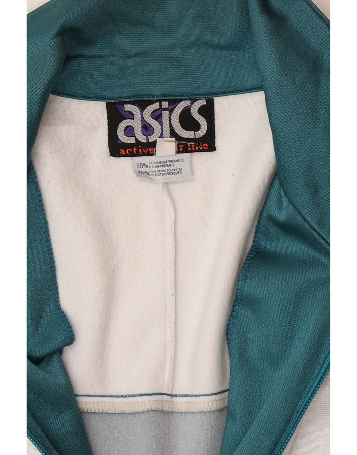 Giacca da ginnastica grafica da uomo Asics IT 48 Colorblock verde medio