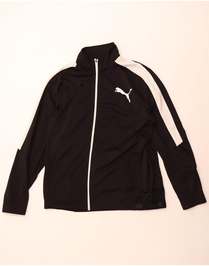 Giacca da tuta da uomo Puma 2XL Poliestere color block nero
