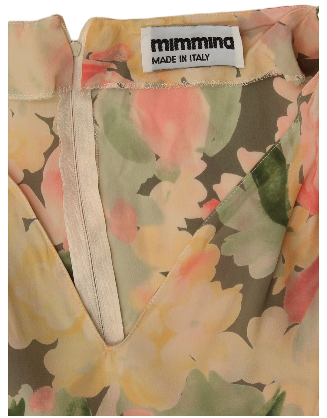 MIMMINA Abito tubino da donna UK 12 Medio multicolore floreale