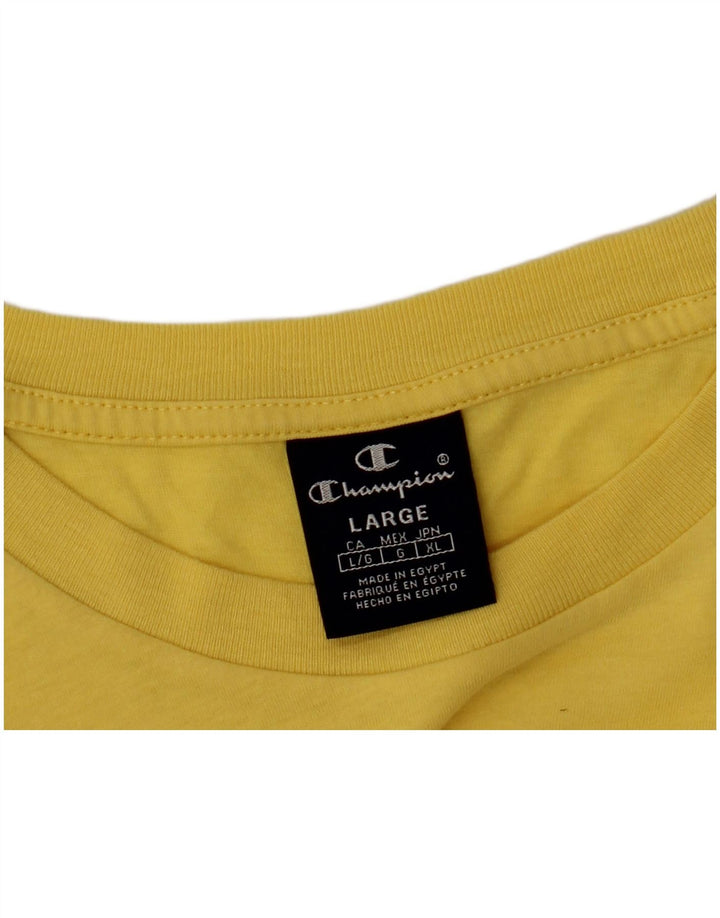 T-shirt da uomo Champion Top grande gialla