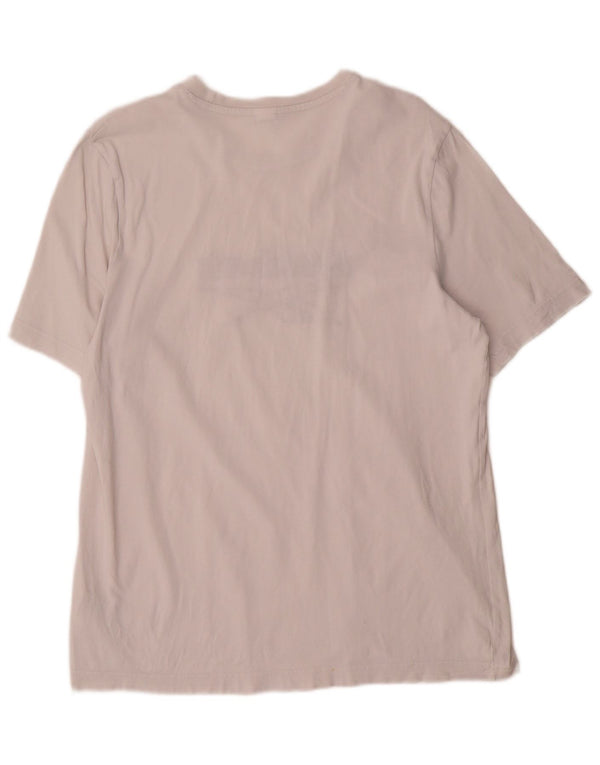T-shirt grafica da uomo Reebok Top Small in cotone bianco