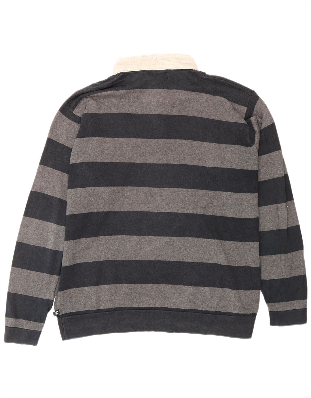 Marks & Spencer maglione da uomo con collo a polo blu Harbour grande grigio