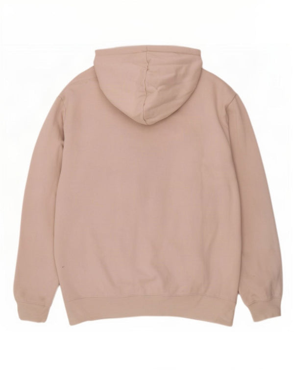 Felpa con cappuccio da uomo Adidas Large in cotone beige
