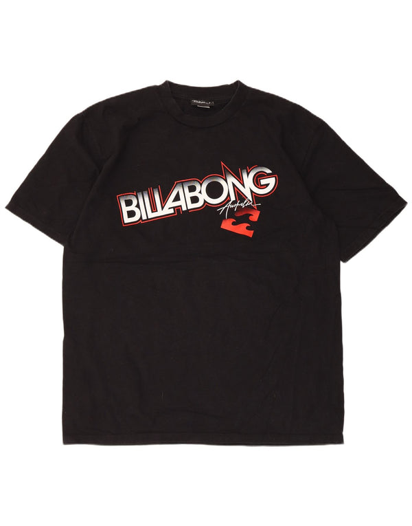 Maglietta grafica da uomo Billabong Top XL in cotone nero