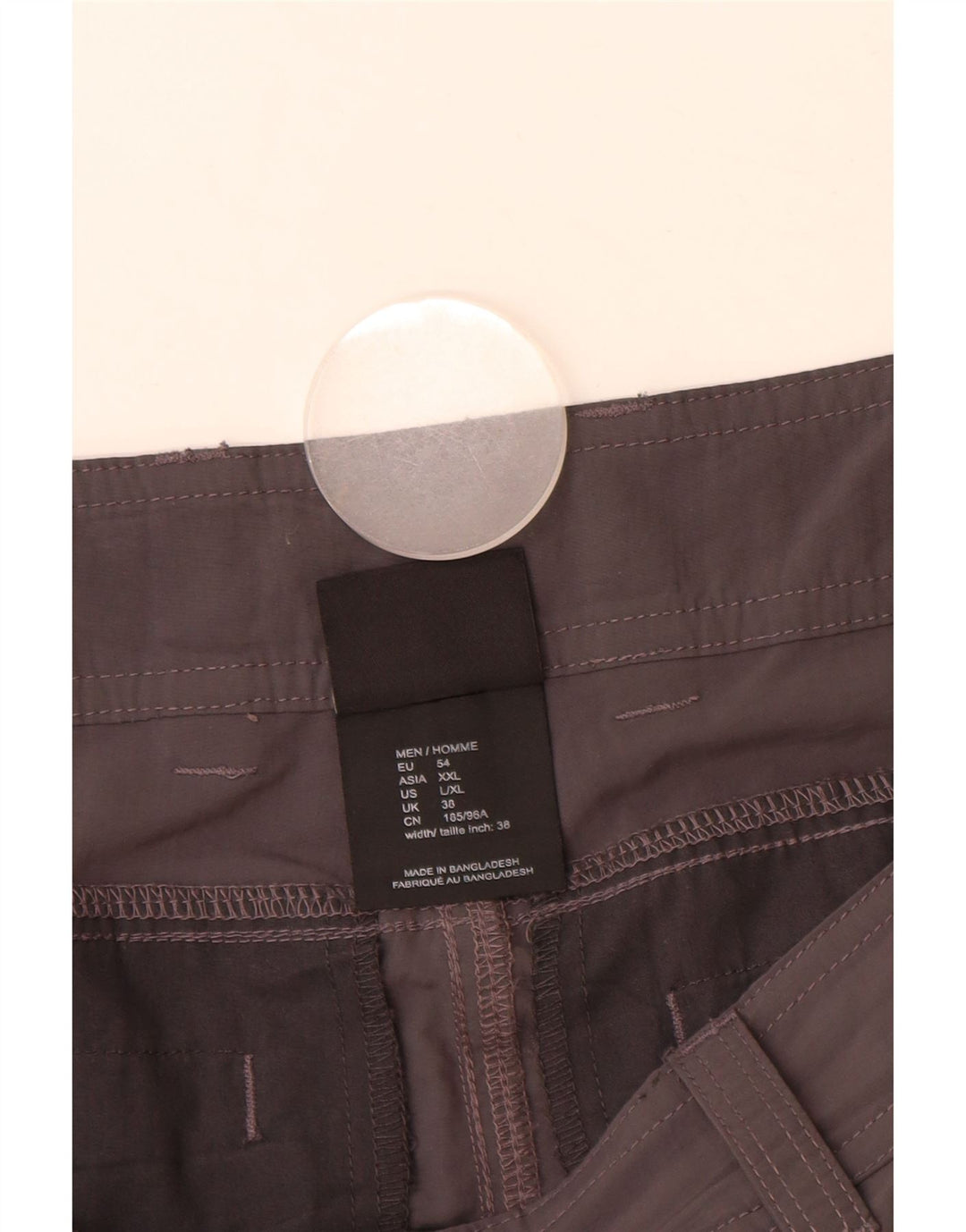Pantaloncini cargo da uomo Jack Wolfskin W38 XL grigio poliammide