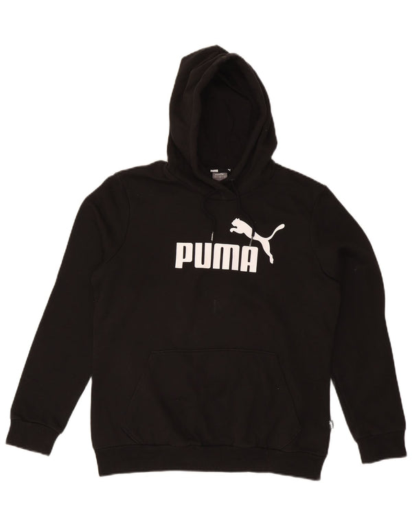 Felpa con cappuccio grafica da donna PUMA UK 14 cotone nero medio