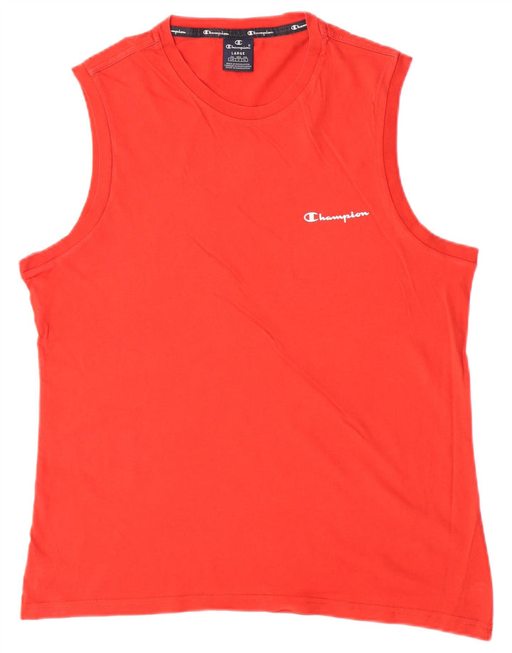 Canotta da uomo Champion Large rossa