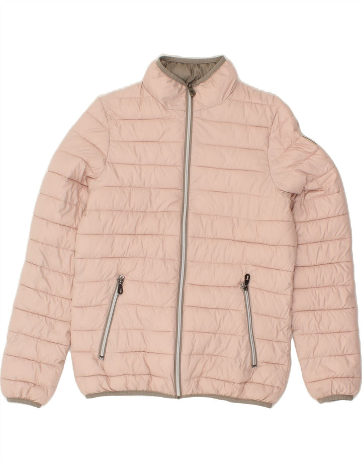 TRUSSARDI Womens Padded Jacket UK 18 XL Pink | Vintage Trussardi | Thrift | Second-Hand Trussardi | Used Clothing | Messina Hembry 
