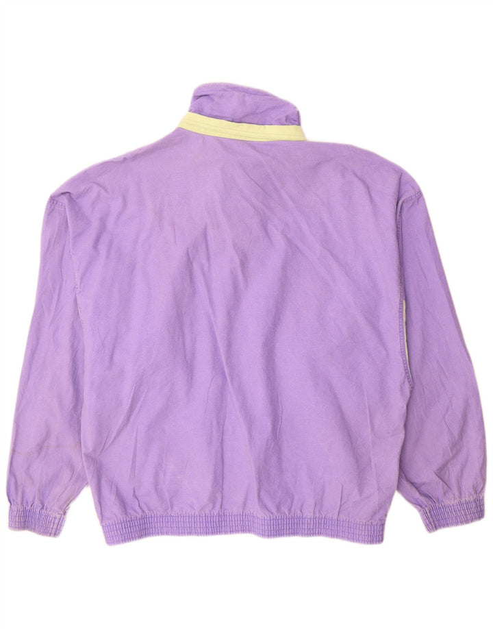 Giubbotto bomber vintage da uomo UK 40 grande cotone viola