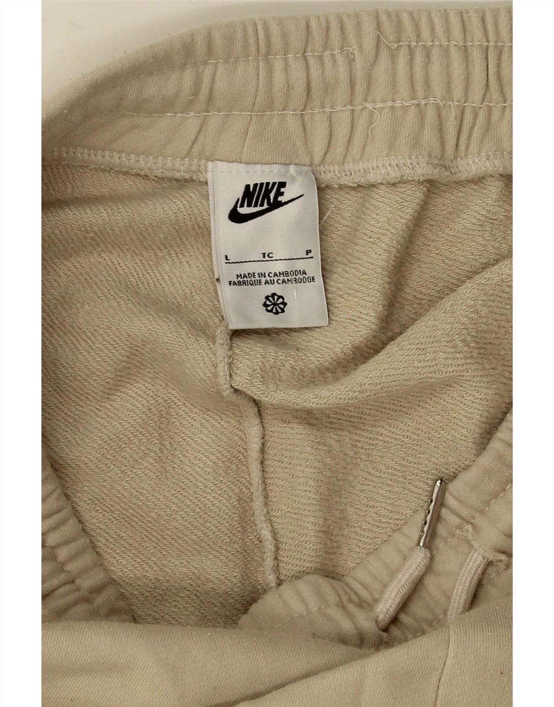 Pantaloncini sportivi Nike da uomo con grafica grande beige