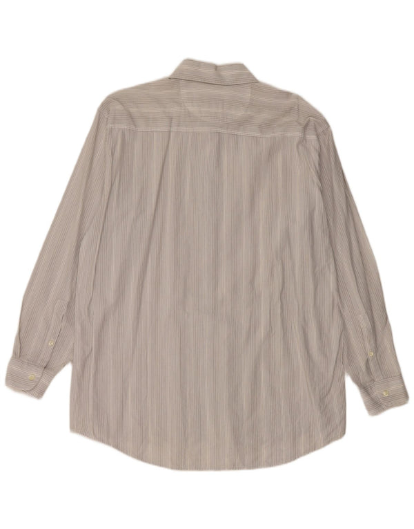 Camicia Levi's Uomo Large Cotone Gessato Grigio