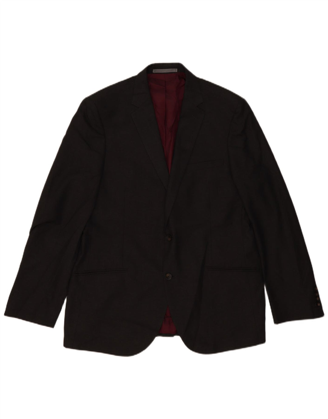 Giacca blazer a 2 bottoni Marks & Spencer da uomo UK 44 XL poliestere grigio