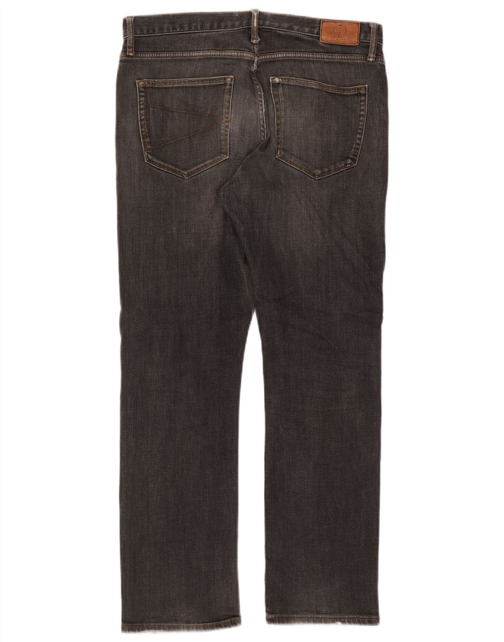 Jeans dritti Marks & Spencer da uomo blu Harbour W34 L29 cotone grigio