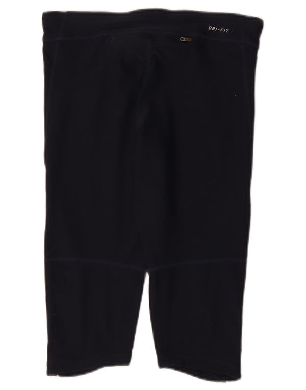 Leggings Nike Capri da donna UK 10 piccoli sportivi in poliestere blu navy