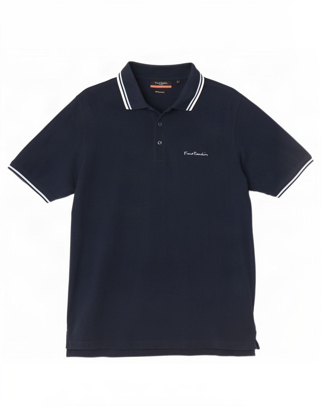 Polo da uomo dalla vestibilità regolare Pierre Cardin, grande, a righe blu navy