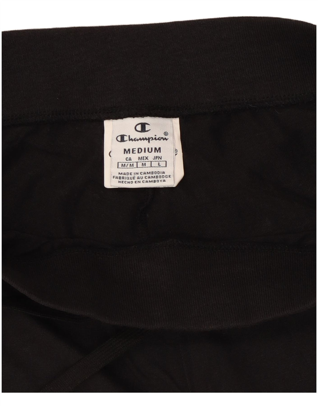 Pantaloncini sportivi da donna Champion UK 12 cotone nero medio