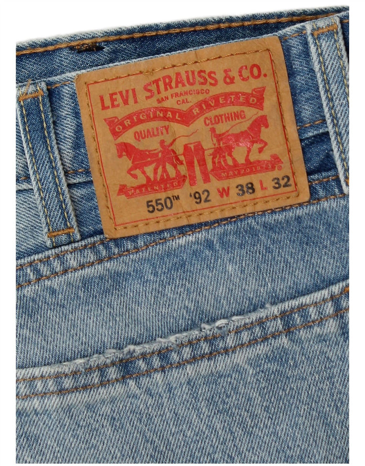 Levi's Uomo 550 Jeans dritti W38 L32 Cotone Blu