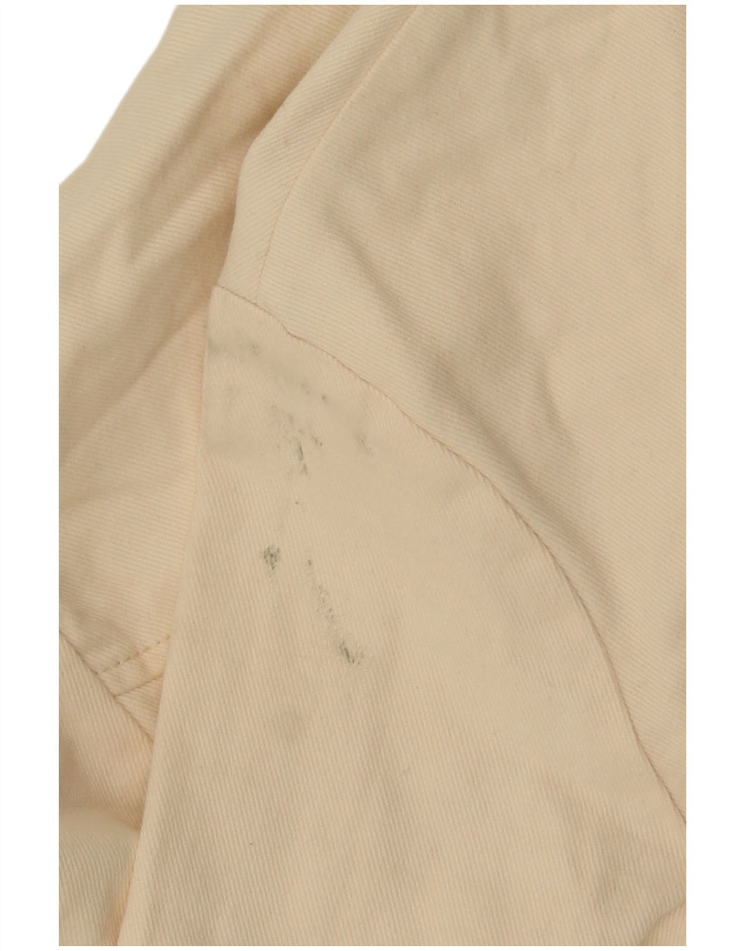 Giubbotto bomber corto da donna Zara UK 10 piccolo bianco sporco