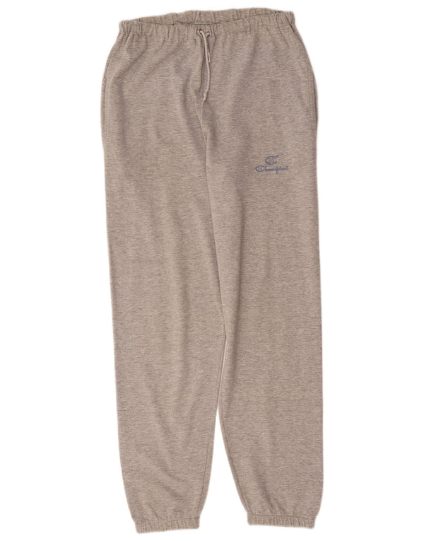 Champion Mens Tracksuit Trousers Joggers Large Grey Flecked Cotton