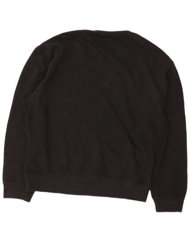 Felpa grafica da uomo Gap Jumper XL in cotone nero