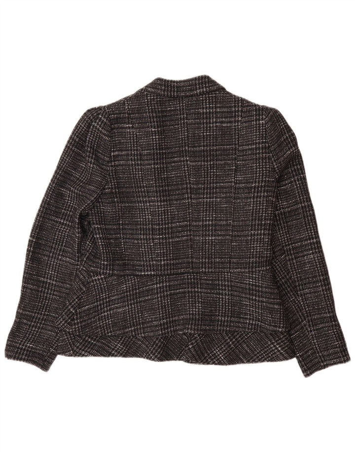 Giacca blazer da donna MASSIMO DUTTI EU 42 cotone a quadri grigi grandi