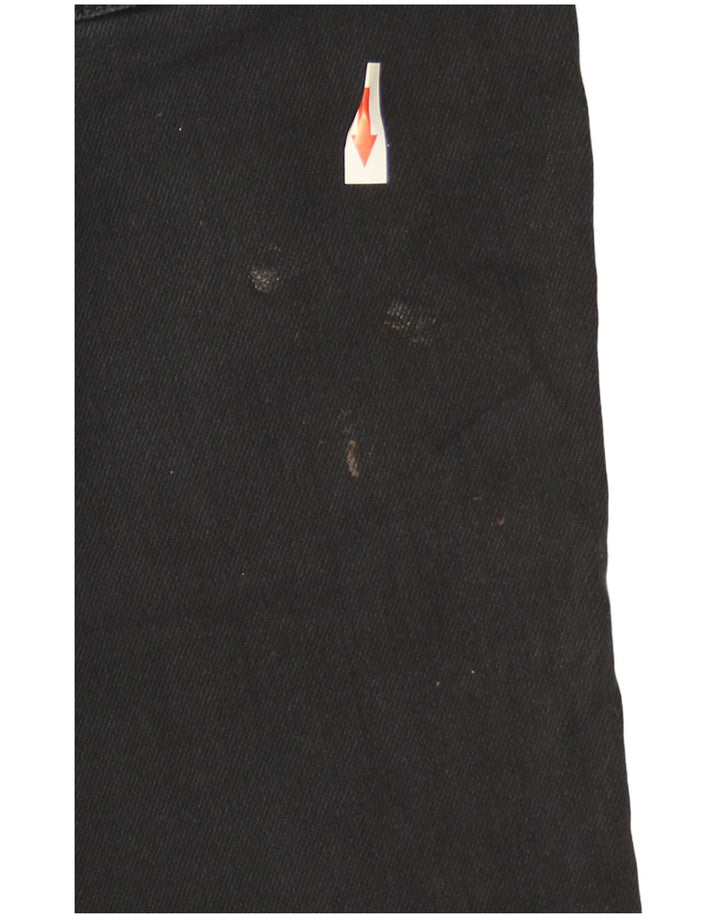 Jeans dritti da donna Levi's W27 L32 cotone nero
