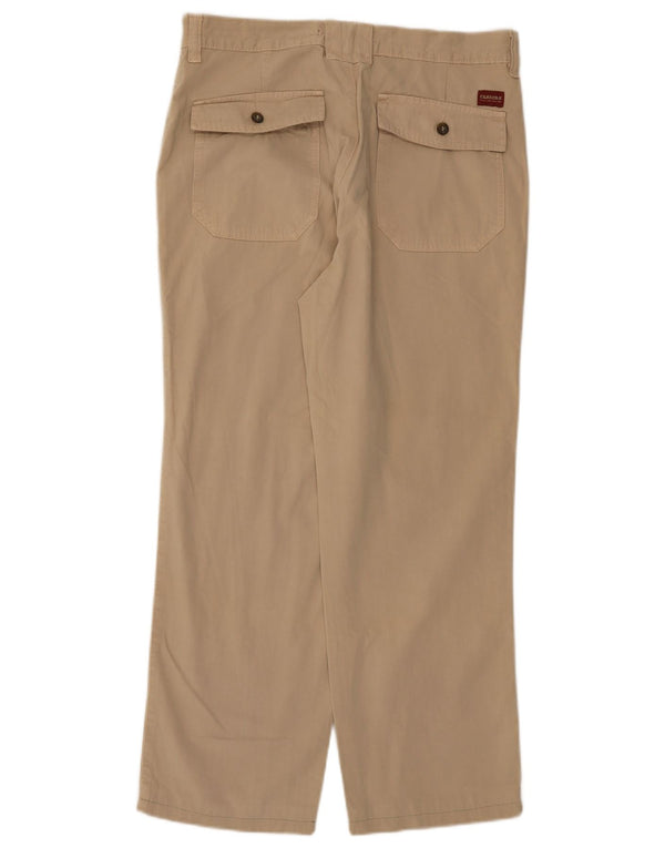 Pantaloni chino dritti da uomo Carrera IT 50 Large W34 L28 Cotone Beige