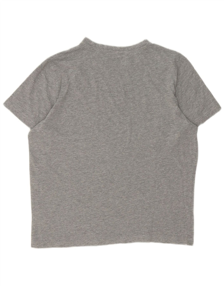 T-shirt uomo Kappa Top Large in cotone grigio