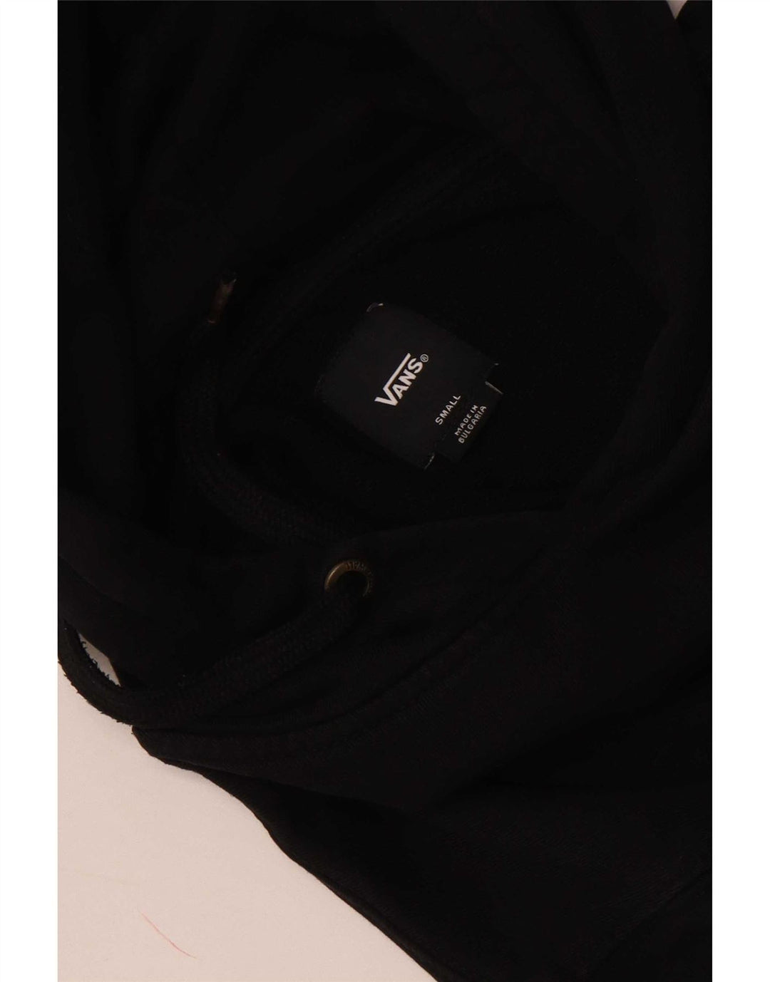 Felpa con cappuccio grafica da uomo Vans Small nera