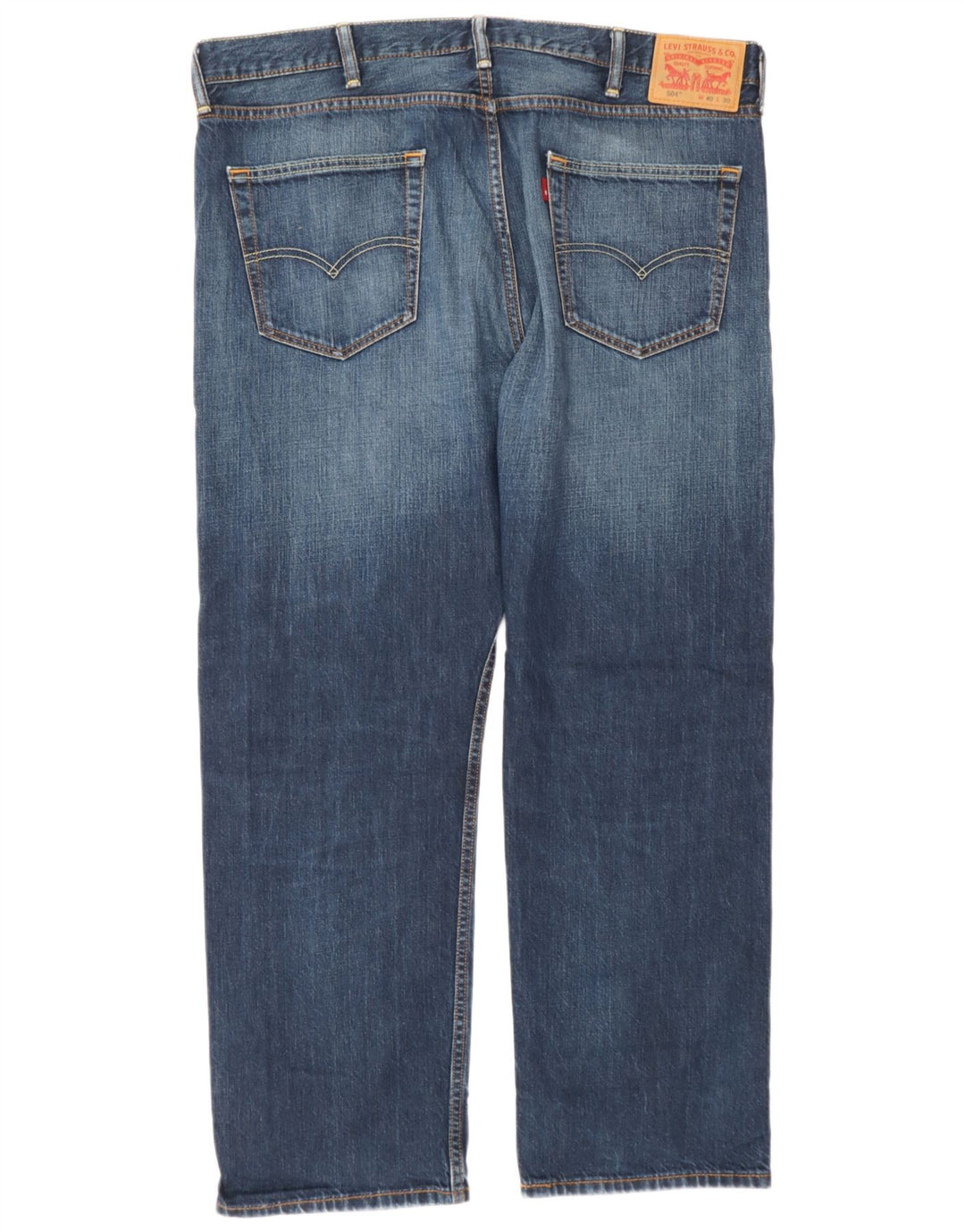 Levi's Uomo 504 Jeans dritti W40 L30 Cotone Blu