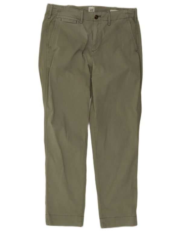 Pantaloni chino dritti da donna Gap UK 6 XS W28 L26 Cachi