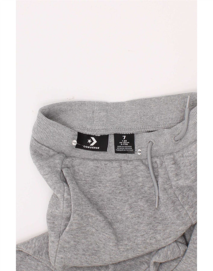 Pantaloni da tuta Converse da ragazzo Chuck Taylor Joggers 6-7 anni Large Grigio