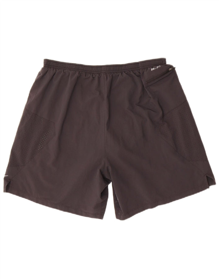 NIKE Mens Dri Fit Sport Shorts Large Black Polyester