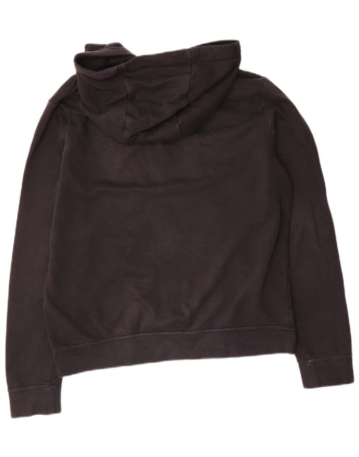 Felpa con cappuccio e zip oversize da donna Nike UK 10 piccola nera