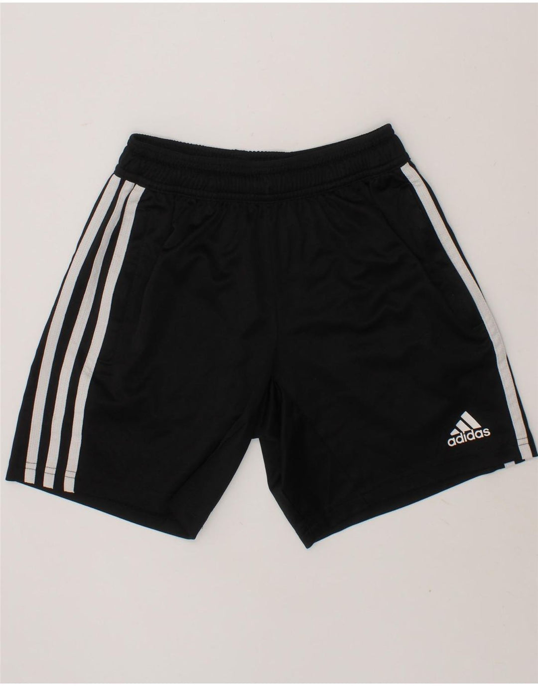 ADIDAS Boys Climalite Sport Shorts 7-8 Years  Black Vintage Adidas and Second-Hand Adidas from Messina Hembry 