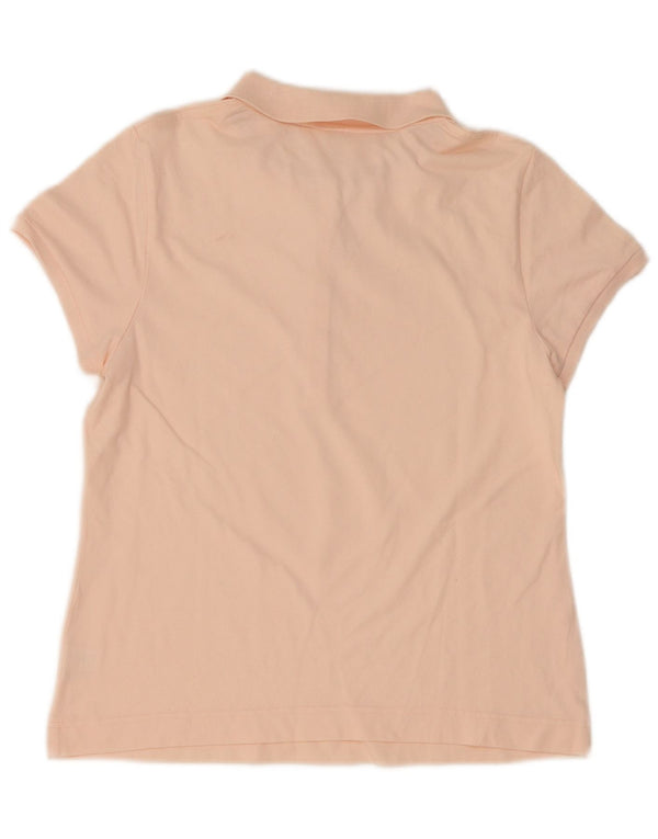 Polo da donna Calvin Klein UK 14 grande in cotone rosa