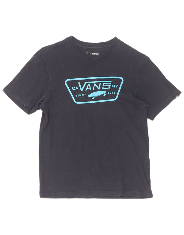 T-shirt grafica da ragazzo Vans Top 12-13 anni Large Blu Navy