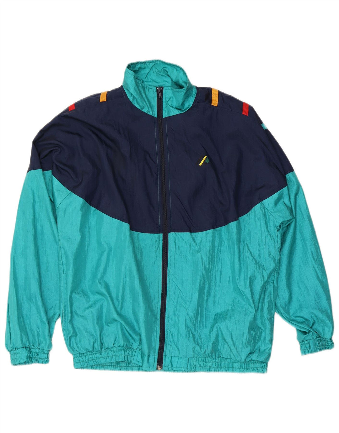 Giacca da tuta da uomo VINTAGE XL blu color block