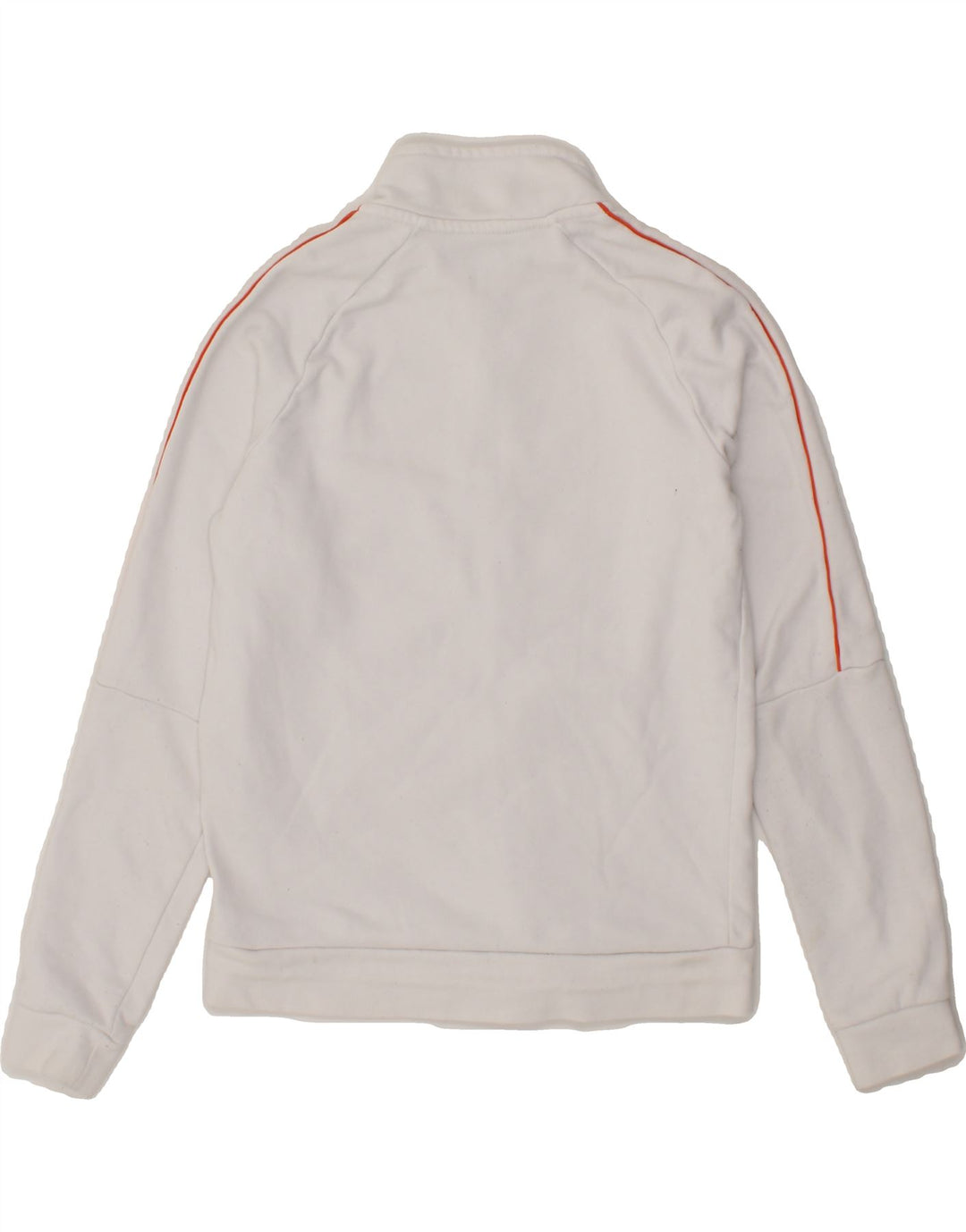 KAPPA Boys Graphic Tracksuit Top Jacket 9-10 Years White Polyester Vintage Kappa and Second-Hand Kappa from Messina Hembry 