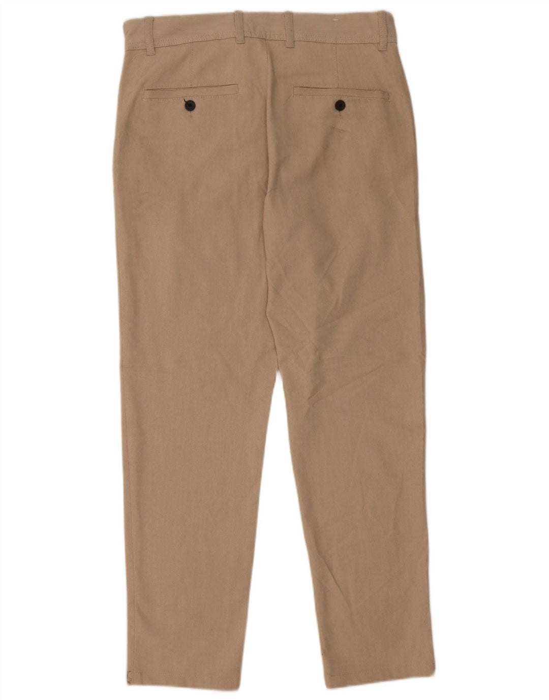 Pantaloni chino slim da uomo Zara EU 38 Small W30 L28 Poliestere beige