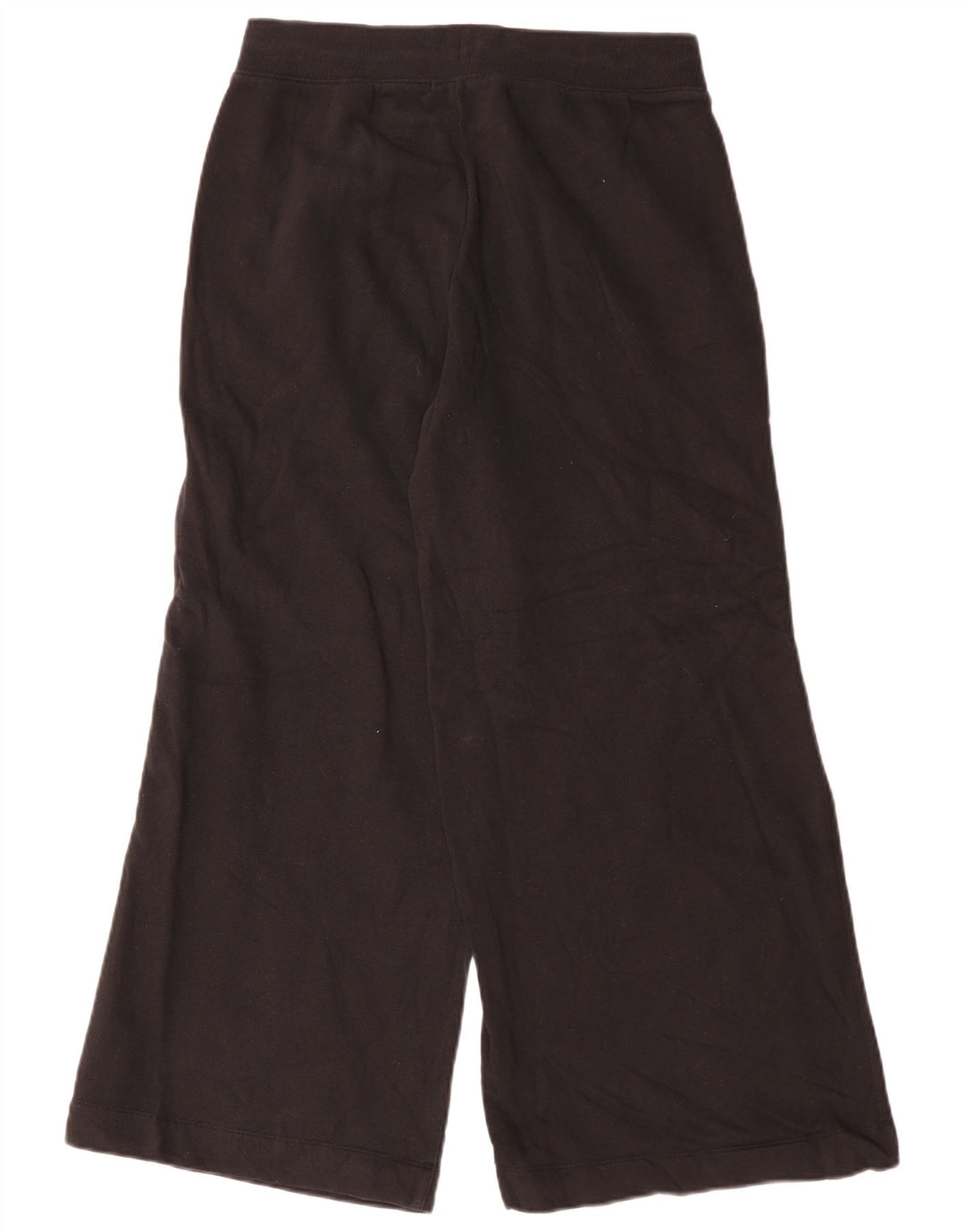 Pantaloni da tuta a gamba larga da donna Marks & Spencer UK 12 medio nero