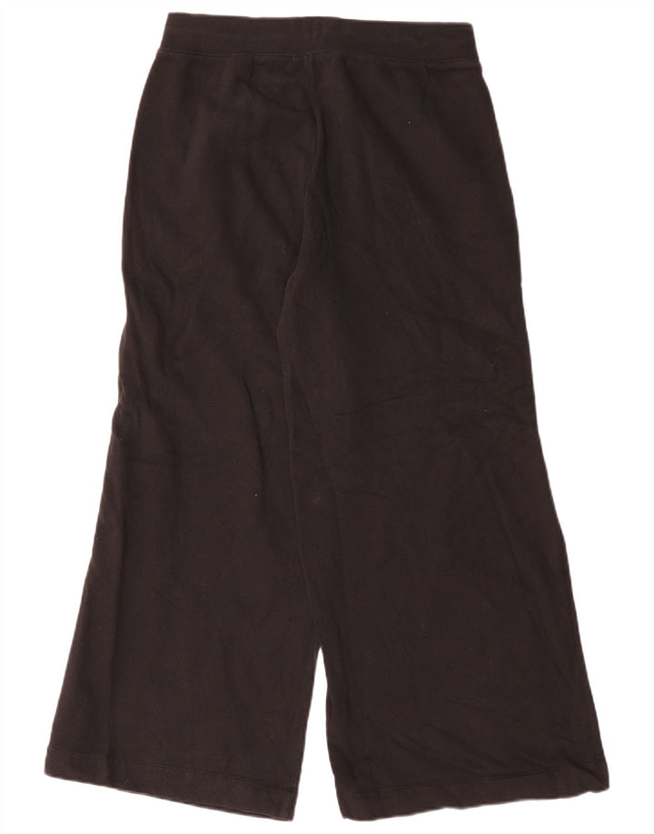 Pantaloni da tuta a gamba larga da donna Marks & Spencer UK 12 medio nero